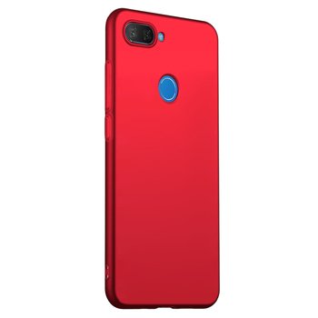 Microsonic Xiaomi Mi 8 Lite Kılıf Matte Silicone Kırmızı