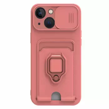 Microsonic Apple iPhone 15 Kılıf Multifunction Silicone Pembe