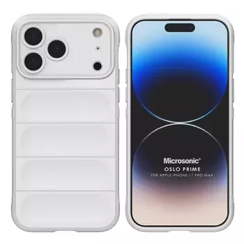 Microsonic Apple iPhone 17 Pro Max Kılıf Oslo Prime Beyaz