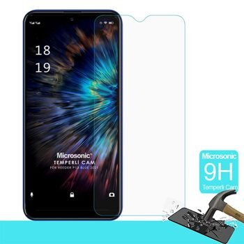 Microsonic Reeder P13 Blue 2021 Tempered Glass Cam Ekran Koruyucu