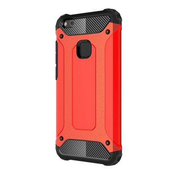 Microsonic Huawei P10 Lite Kılıf Rugged Armor Kırmızı