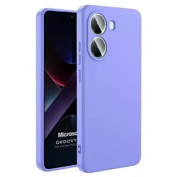 Microsonic Xiaomi Poco X7 Pro Kılıf Groovy Soft Lila