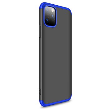 Microsonic Apple iPhone 11 Pro Kılıf Double Dip 360 Protective AYS Siyah - Mavi