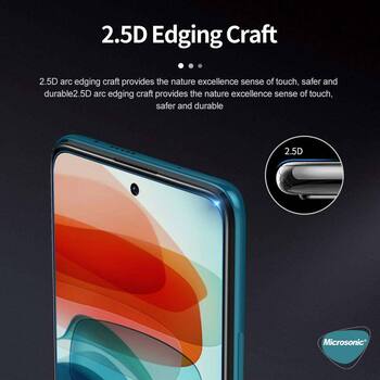 Microsonic Xiaomi Poco X3 GT Tempered Glass Cam Ekran Koruyucu