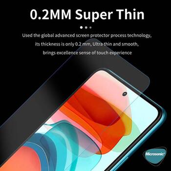 Microsonic Xiaomi Poco X3 GT Tempered Glass Cam Ekran Koruyucu