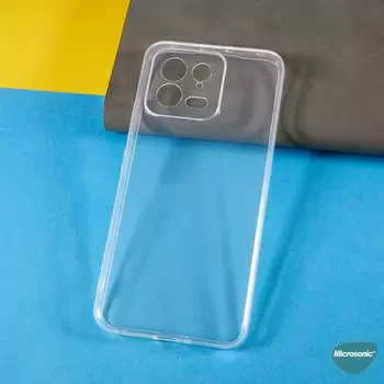 Microsonic Xiaomi Mi 13 Pro Kılıf Transparent Soft Şeffaf