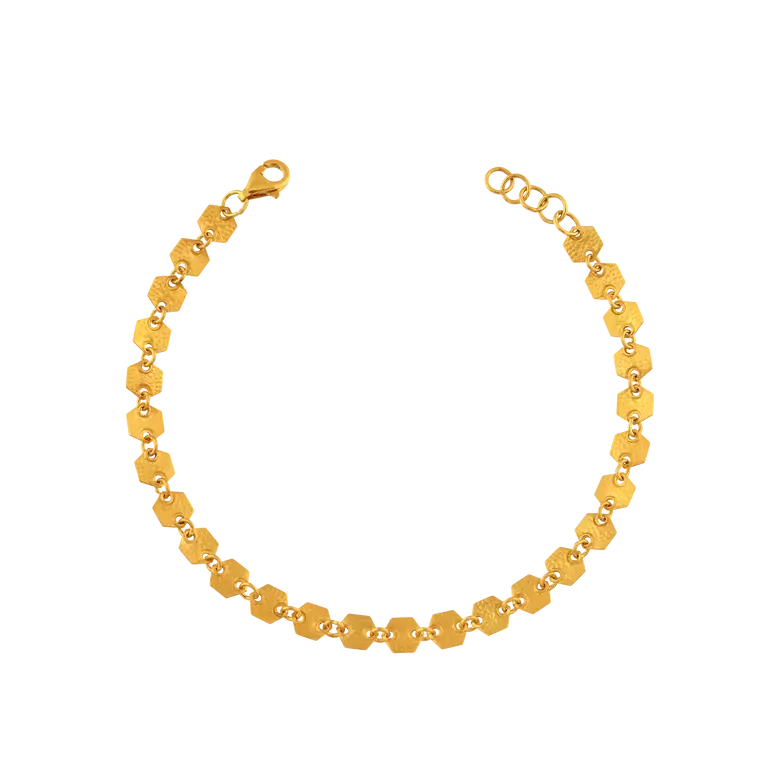 Altıgen Plaka Bileklik