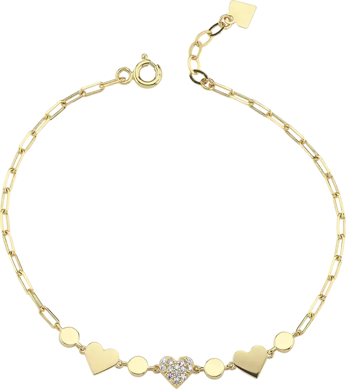 Sıralı Kalpli Bileklik