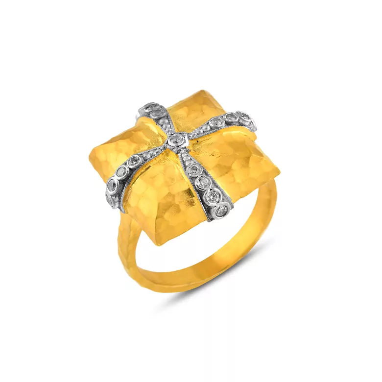 Taşlı Kare Yüzük