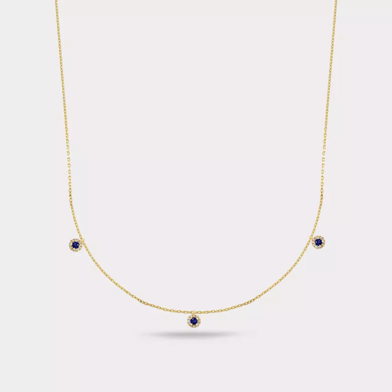 MERIDIAN SAFİR KOLYE