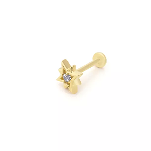 Kutup Yıldızı Tragus Küpe