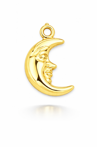 4 mm Moon Charm