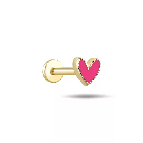 MİNELİ KALP TRAGUS KÜPE