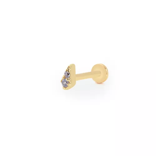 TAŞLI TASARIM TRAGUS KÜPE