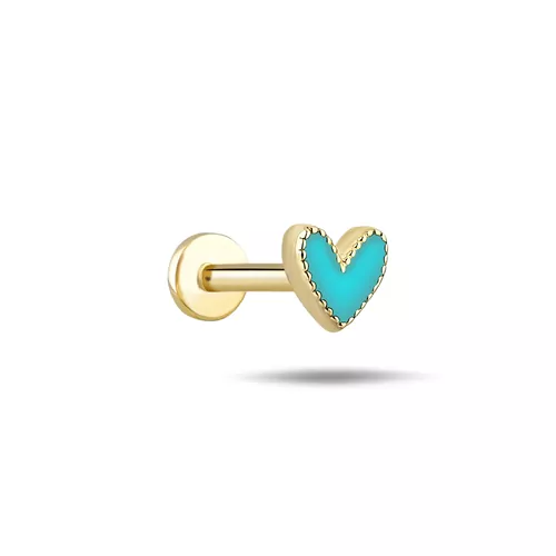 MİNELİ KALP TRAGUS KÜPE