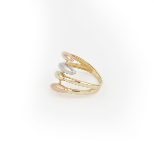 ÜÇ RENKLİ TASARIM YÜZÜK