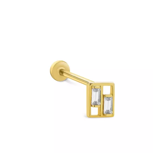 BAGET TAŞLI TRAGUS KÜPE