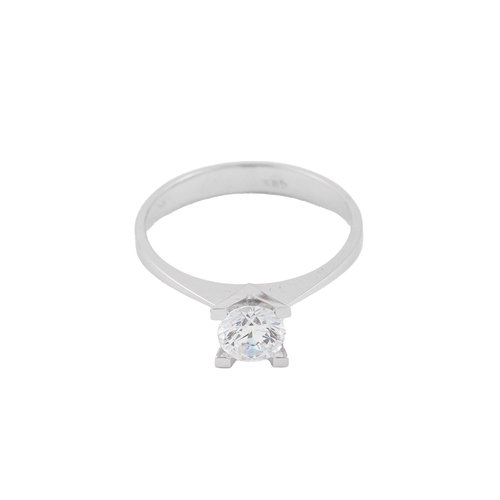 BEYAZ TEKTAŞ YÜZÜK