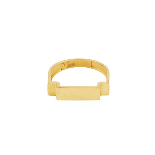 ALTIN TASARIM PLAKA YÜZÜK