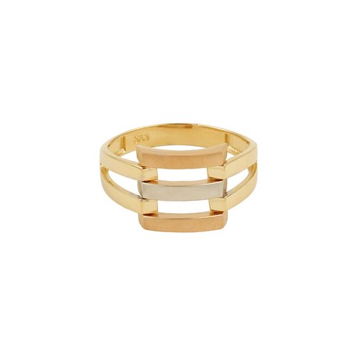 ÜÇ RENKLİ KABURGA YÜZÜK