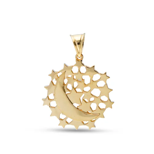 AY YILDIZ KOLYE UCU CHARM