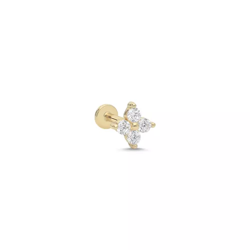 MİNİ DÖRT RAŞLI TRAGUS KÜPE