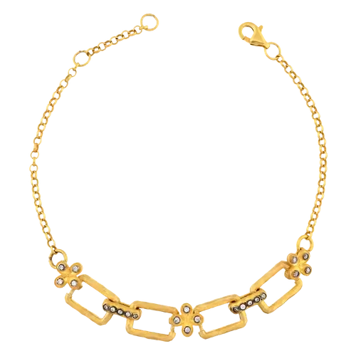 Çiçekli Ataç Bileklik