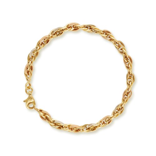 ÜÇ RENKLİ SARMAL ZİNCİR BİLEKLİK