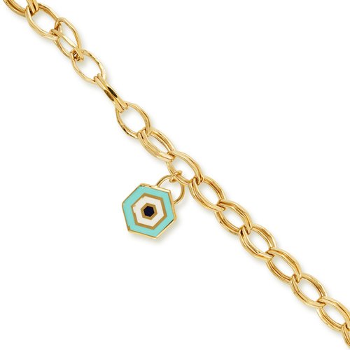 MİNELİ NAZAR BONCUKLU CHARM BİLEKLİK