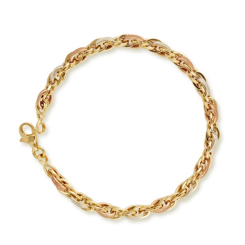 ÜÇ RENKLİ TASARIM ZİNCİR BİLEKLİK