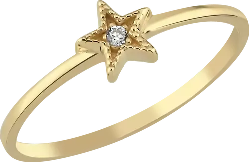 TAŞLI YILDIZ YÜZÜK