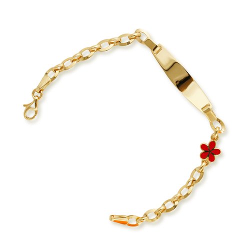 KIRMIZI MİNELİ ÇİÇEKLİ BEBEK KÜNYE