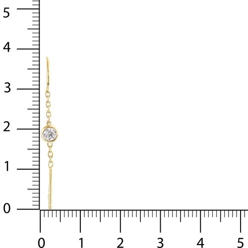 Tektaş Sallantılı Zincir Küpe