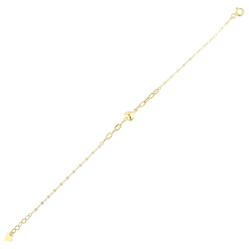 Ataç Zincirli Kalp Bileklik