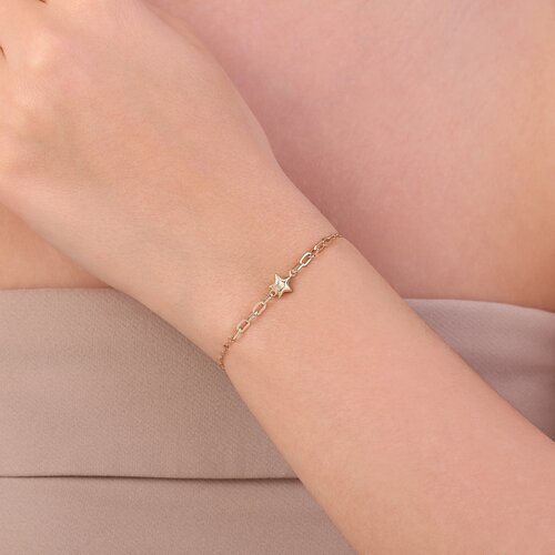 Ataç Zincirli Yıldız Bileklik