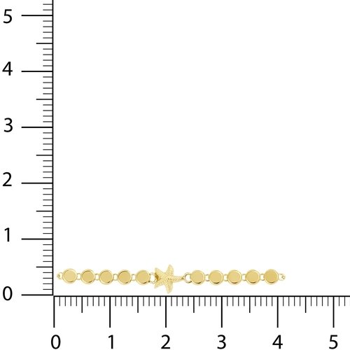 Top Kenarlı Deniz Yıldızı Bileklik