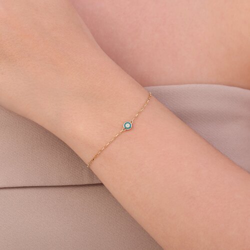 Minimalist Nazar Boncuklu Bileklik