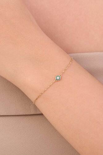 Minimalist Nazar Boncuklu Bileklik