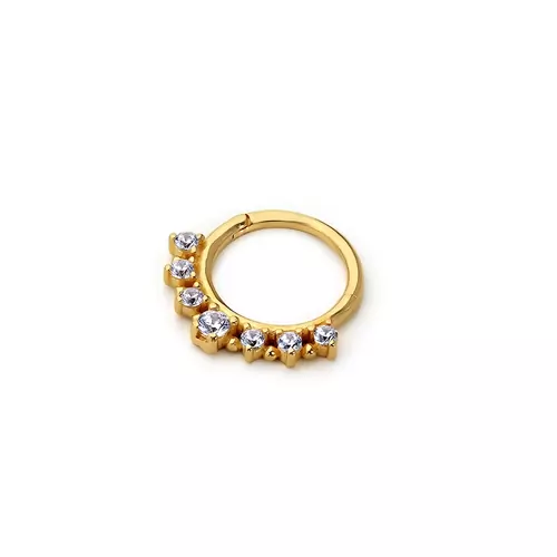 SIRALI TAŞLI HELİX PİERCİNG KÜPE