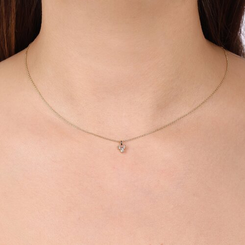 Minimal ve Baget Taşlı Kolye