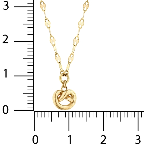 Düğümlü Ezme Forse Zincir Choker Kolye