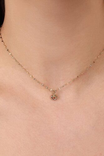 Düğümlü Ezme Forse Zincir Choker Kolye