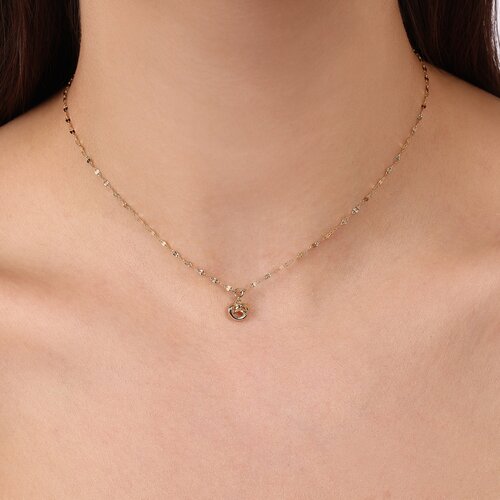 Düğümlü Ezme Forse Zincir Choker Kolye