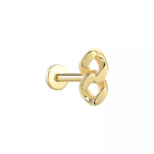 TWİN ZİNCİR TRAGUS KÜPE