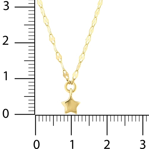 Yıldızlı Ezme Forse Zincir Choker