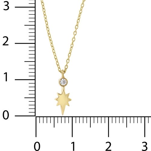 Taşlı Kutup Yıldızı Kolye