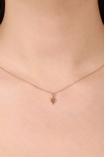 Taşlı Kutup Yıldızı Kolye