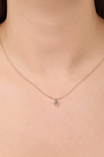 Minimal ve Baget Taşlı Kolye