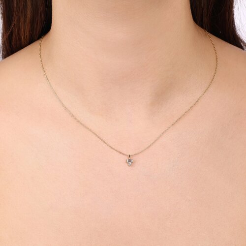 Minimal ve Baget Taşlı Kolye