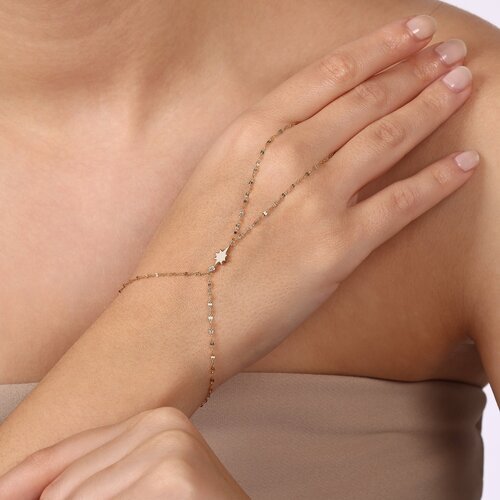 Minimal Taşlı Kutup Yıldızlı Şahmeran